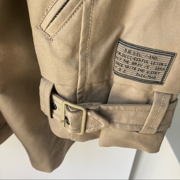 *Sold* Diesel 'Javelins' Double Breasted Trench - Picture 13 of 16